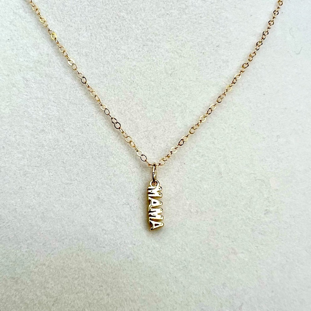 14k Gold Filled “Mama” Necklace